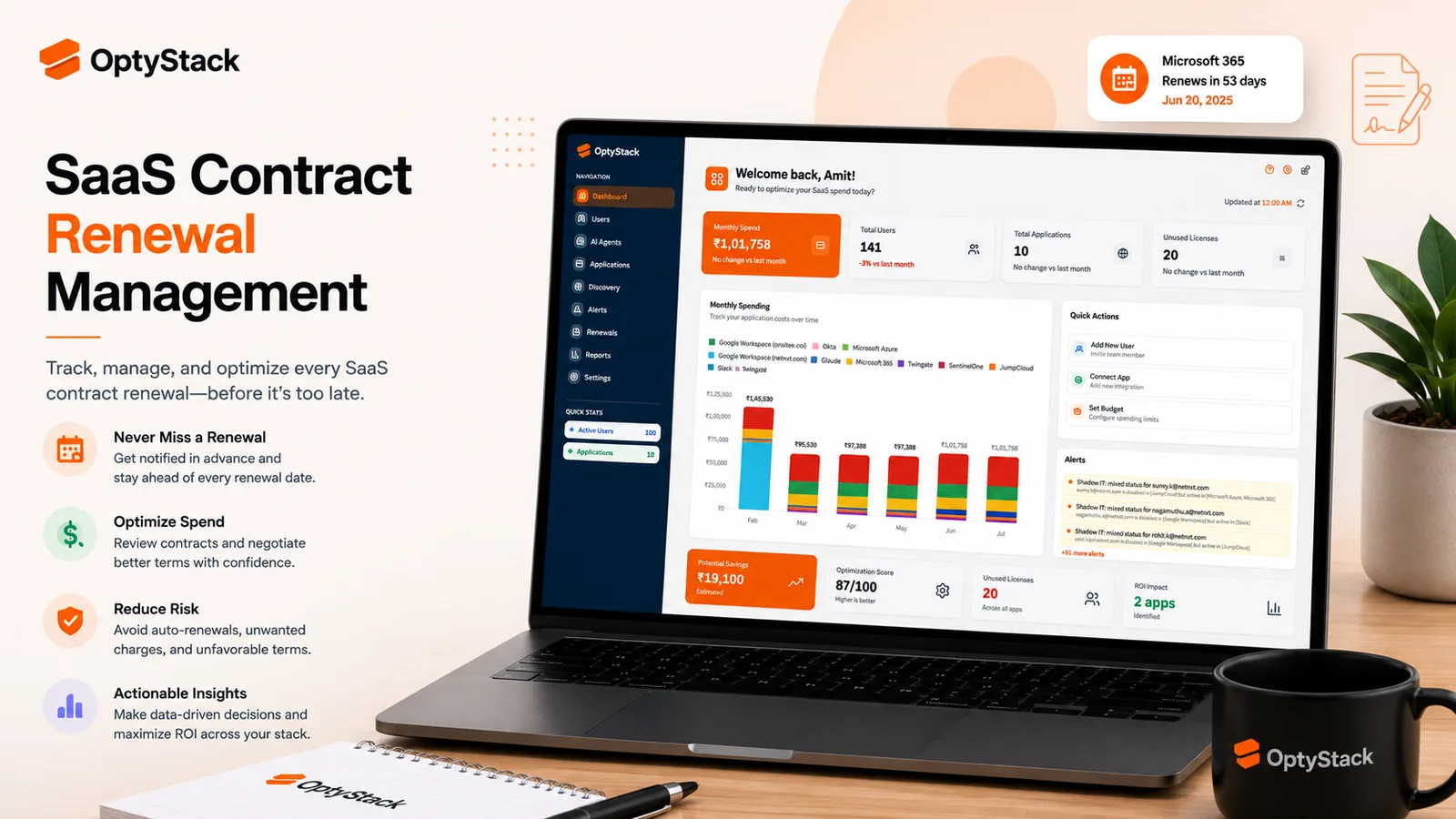 SaaS Contract Renewal Management