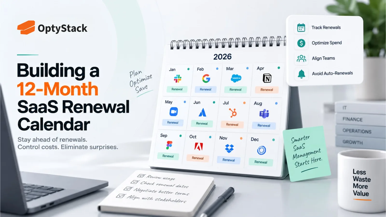 Building a 12-Month SaaS Renewal Calendar