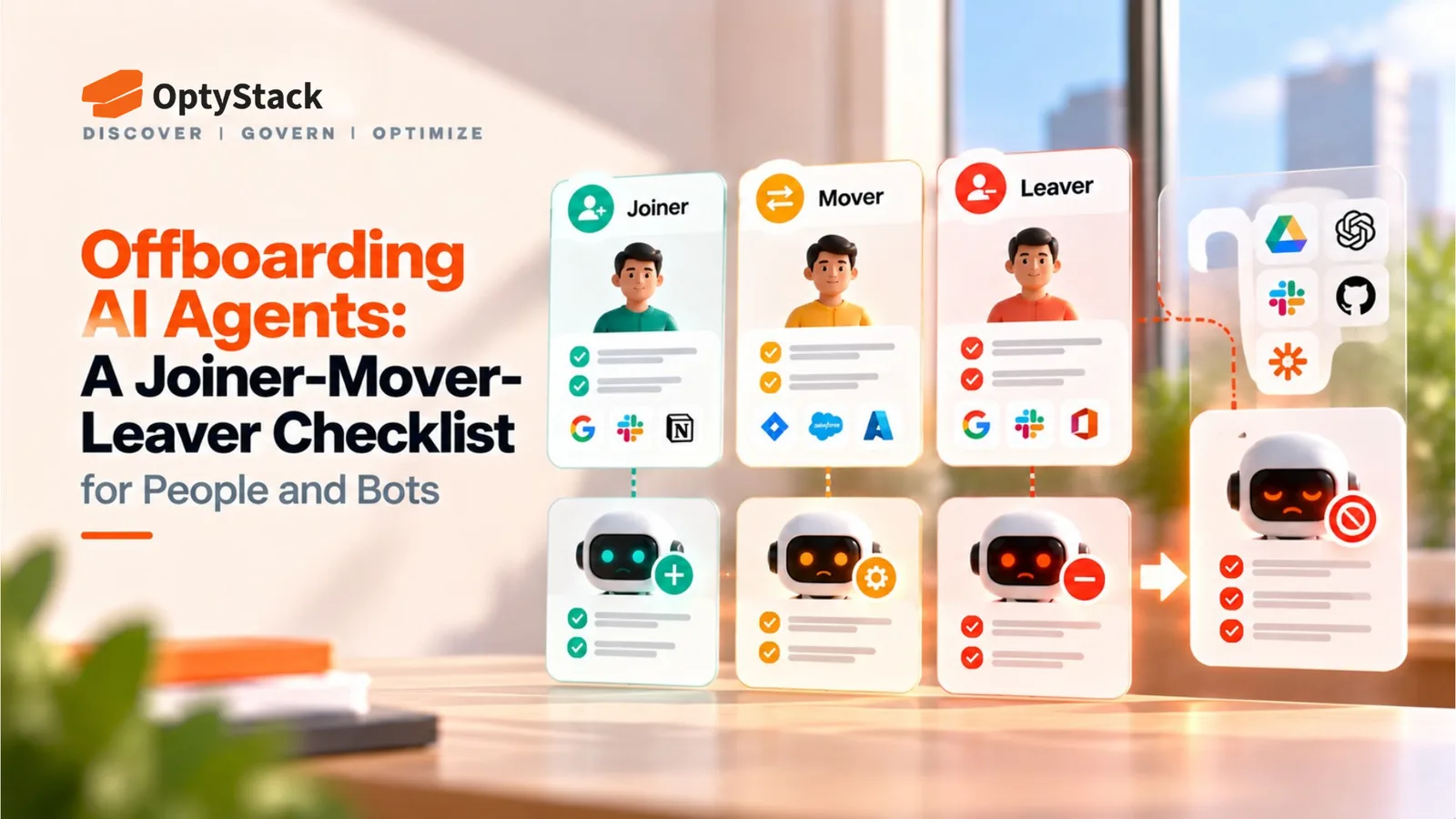 AI Agent Offboarding: A Joiner-Mover-Leaver Checklist for People and Bots